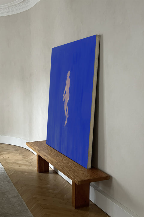 in the blue