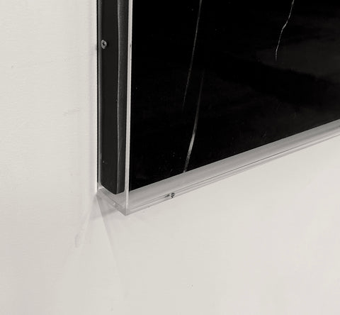 the detail of an abstract canvas art