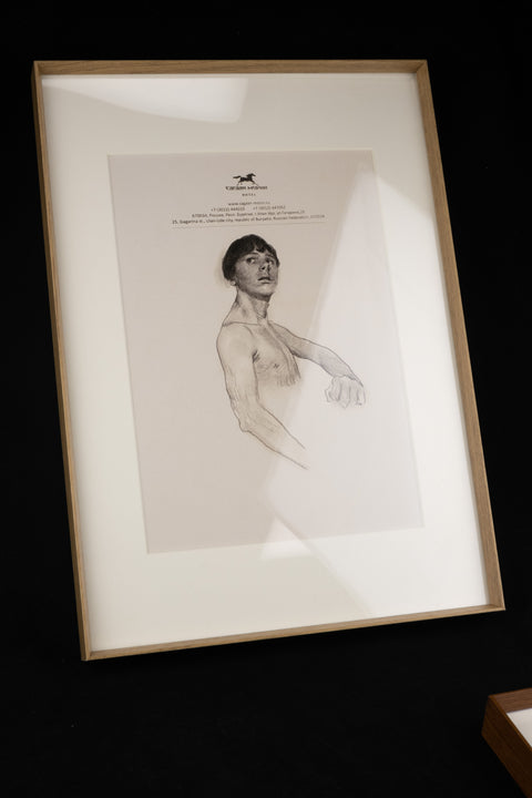 a portrait canvas art