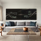 Pine- Abstract Diptych Canvas Art | Large Luxury Wall Print | Brume Art | Luxury Wall Decor | Large Canvas Wall Art | Oversized Wall Hanging-Brume art