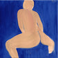 Figure in blue – Figurative Abstract Canvas | Premium Wall Art | Brume Art