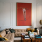 Into Red – Bold Abstract Canvas Wall Art | Large Luxury Print | Brume Art