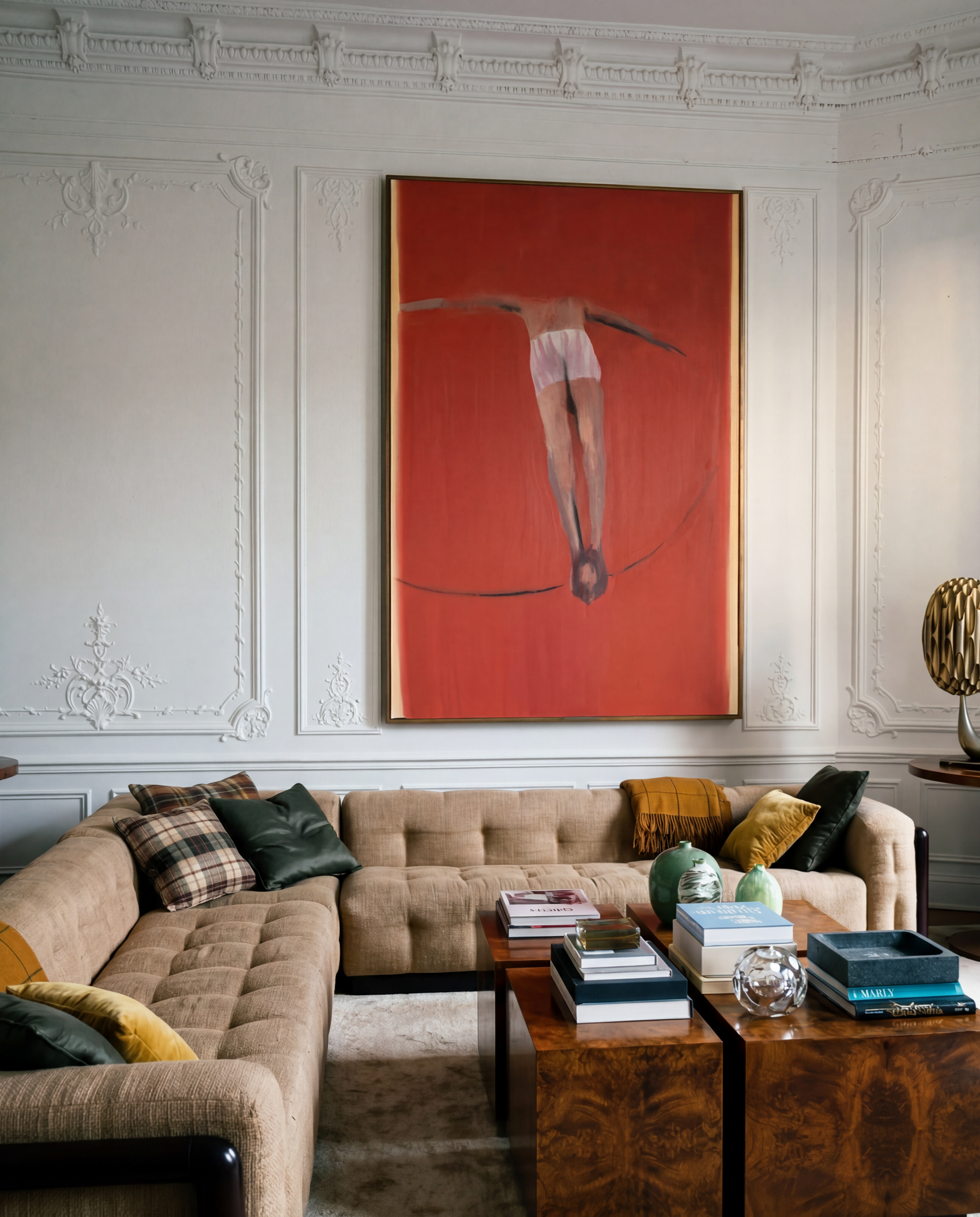 Into Red – Bold Abstract Canvas Wall Art | Large Luxury Print | Brume Art