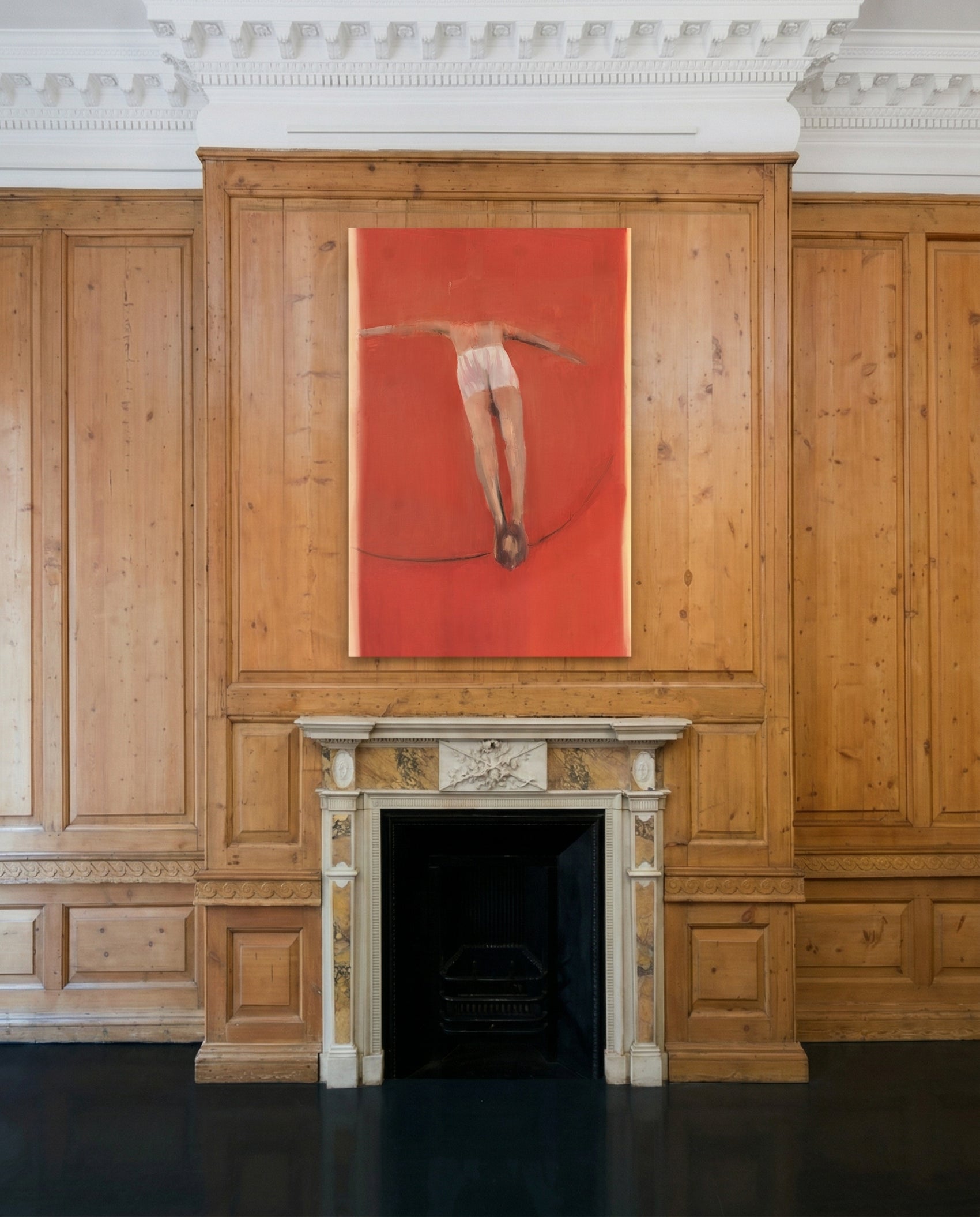 Into Red – Bold Abstract Canvas Wall Art | Large Luxury Print | Brume Art