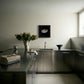 Modern kitchen with stainless steel appliances and a vase of flowers on the counter. Pearl – Elegant Abstract Canvas Wall Art | Luxury Giclée Print | Brume Art