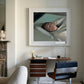 Modern interior with a desk, chair, and framed picture on a wall. Gaze – Figurative Canvas Wall Art | Premium Luxury Print | Brume Art | Luxury Wall Decor | Large Canvas Wall Art | Oversized Wall Hanging-Brume art