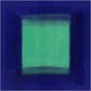Abstract art with a central green square surrounded by blue strokes. Frame 2 - Bold Abstract Canvas Print | Large Luxury Wall Art | Brume Art