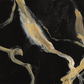Abstract artwork with beige and white lines on a black background Strike 3 – Bold Abstract Canvas Wall Art | Premium Luxury Print | Brume Art