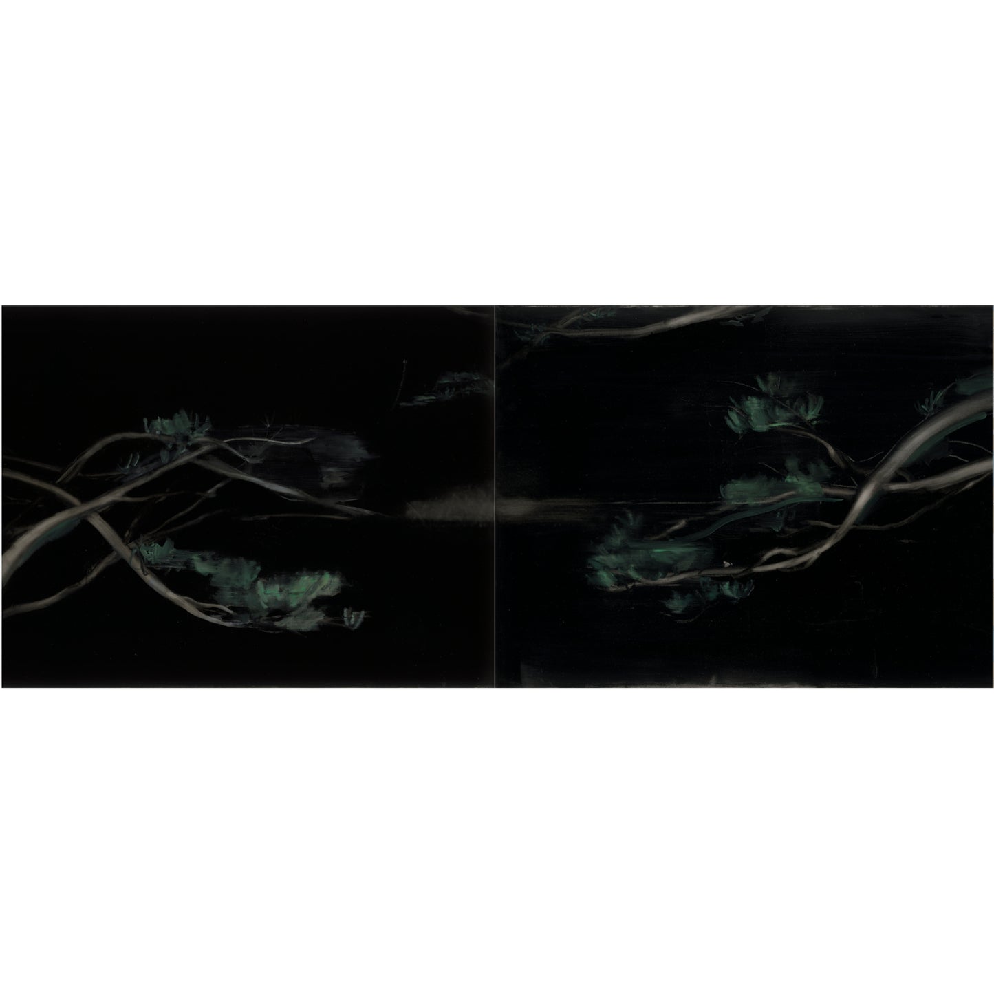 Pine- Abstract Diptych Canvas Art | Large Luxury Wall Print | Brume Art | Luxury Wall Decor | Large Canvas Wall Art | Oversized Wall Hanging-Brume art