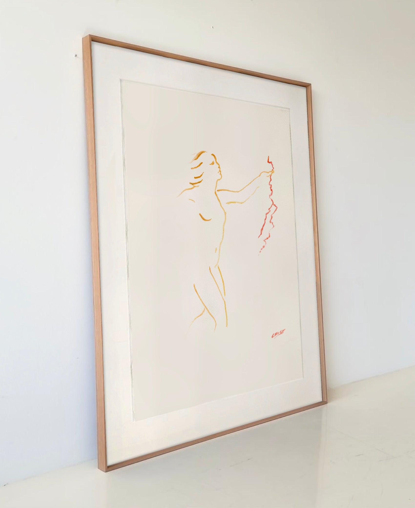 Reach – Figurative Abstract Canvas Print | Premium Wall Art | Brume Art | Luxury Wall Decor | Large Canvas Wall Art | Oversized Wall Hanging-Brume art