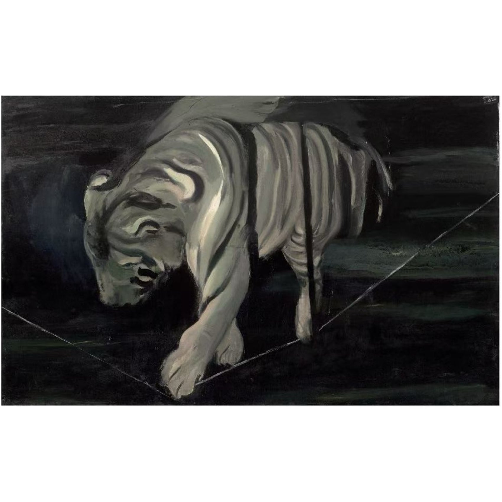 Tiger 2 – Contemporary Animal Canvas Art | Luxury Wall Decor | Brume Art | Luxury Wall Decor | Large Canvas Wall Art | Oversized Wall Hanging-Brume art