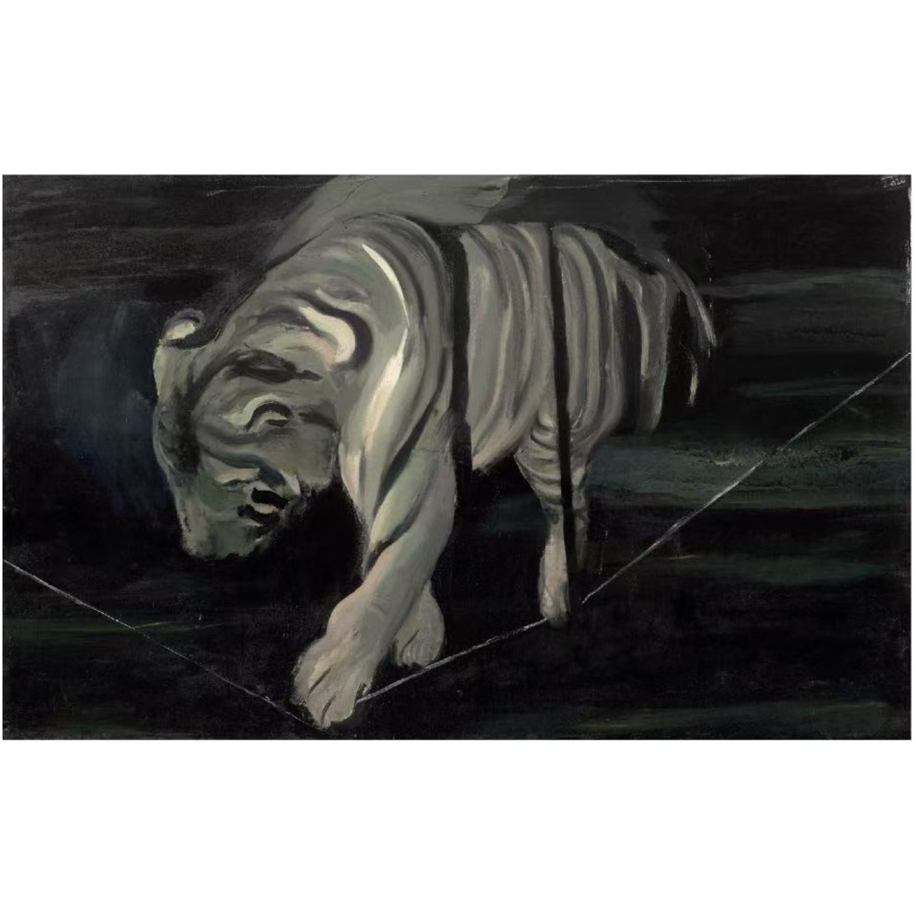 Tiger 2 – Contemporary Animal Canvas Art | Luxury Wall Decor | Brume Art | Luxury Wall Decor | Large Canvas Wall Art | Oversized Wall Hanging-Brume art