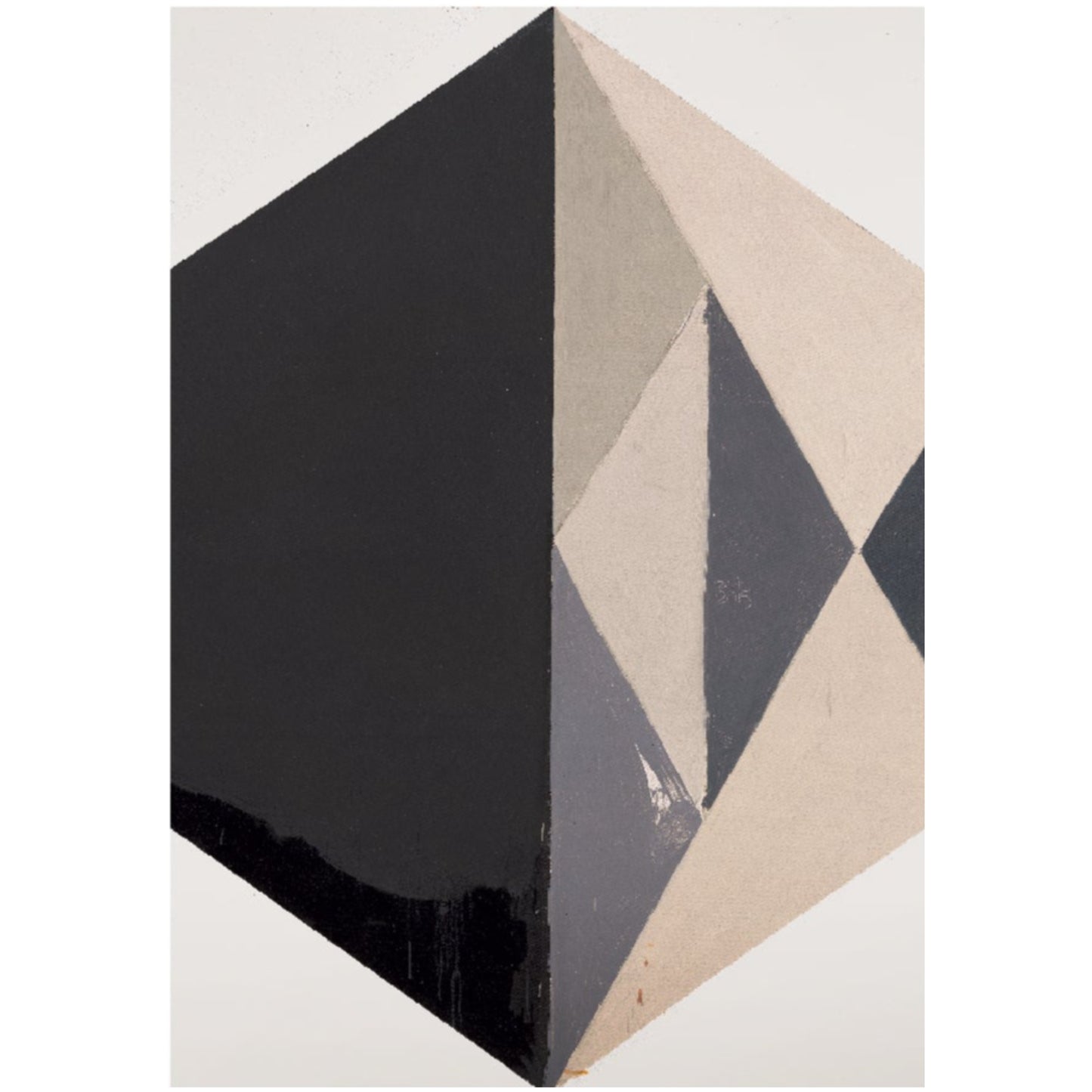 Rhombus – Minimalist Abstract Canvas Art | Large Luxury Wall Decor | Brume Art| Luxury Wall Decor | Large Canvas Wall Art | Oversized Wall Hanging-Brume art