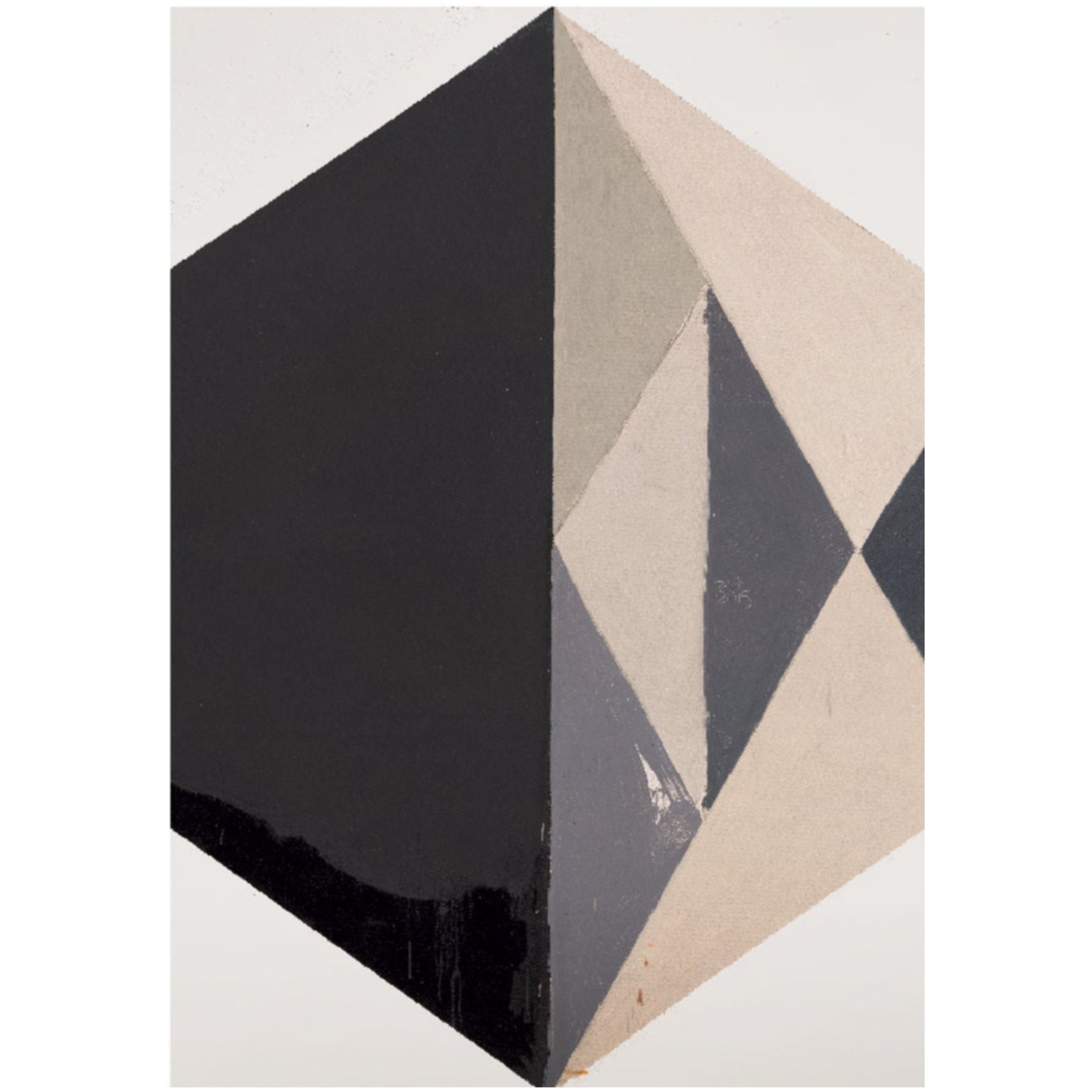 Rhombus – Minimalist Abstract Canvas Art | Large Luxury Wall Decor | Brume Art| Luxury Wall Decor | Large Canvas Wall Art | Oversized Wall Hanging-Brume art