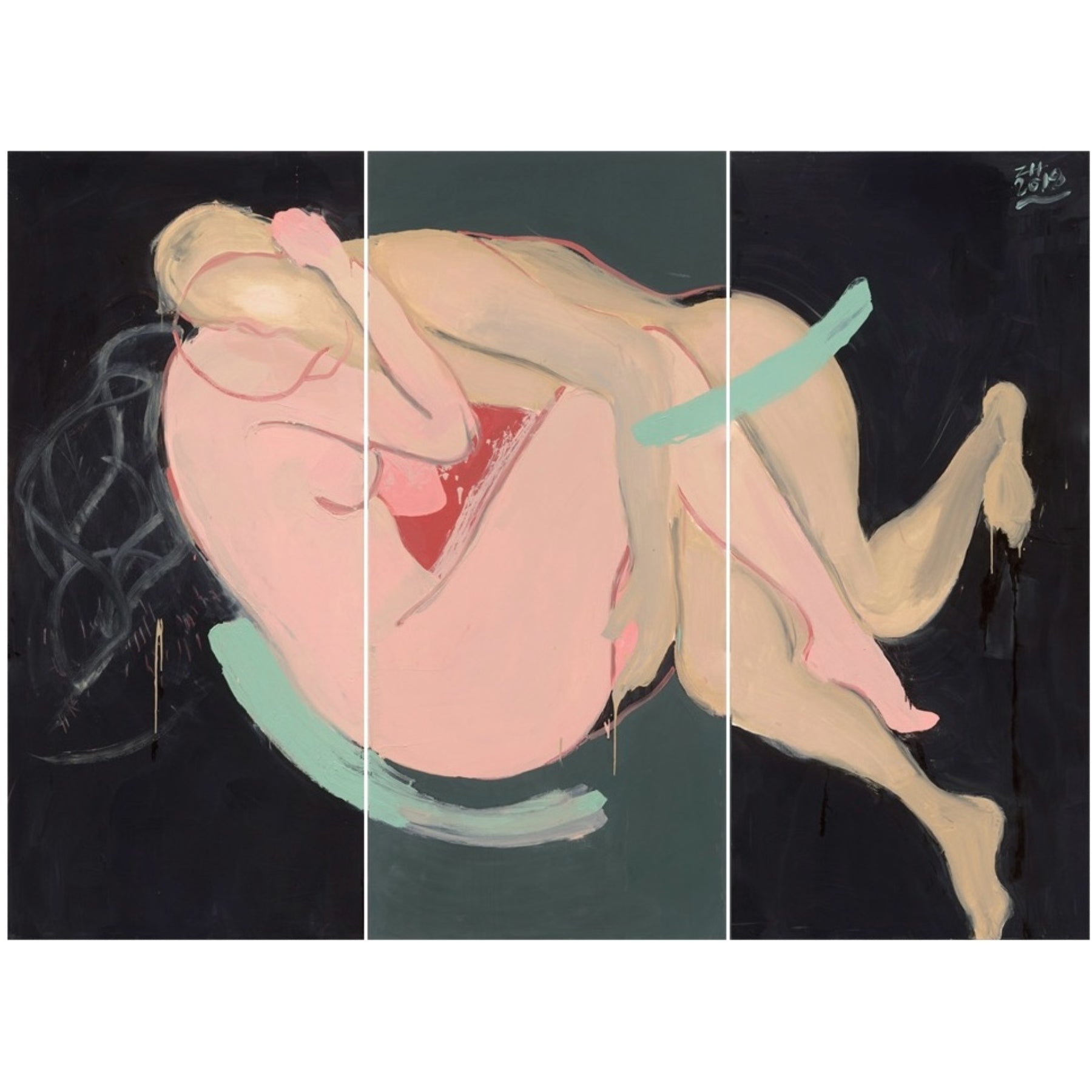 Embrace – Figurative Canvas Wall Art | Oversized Luxury Print | Brume Art | Luxury Wall Decor | Large Canvas Wall Art | Oversized Wall Hanging-Brume art