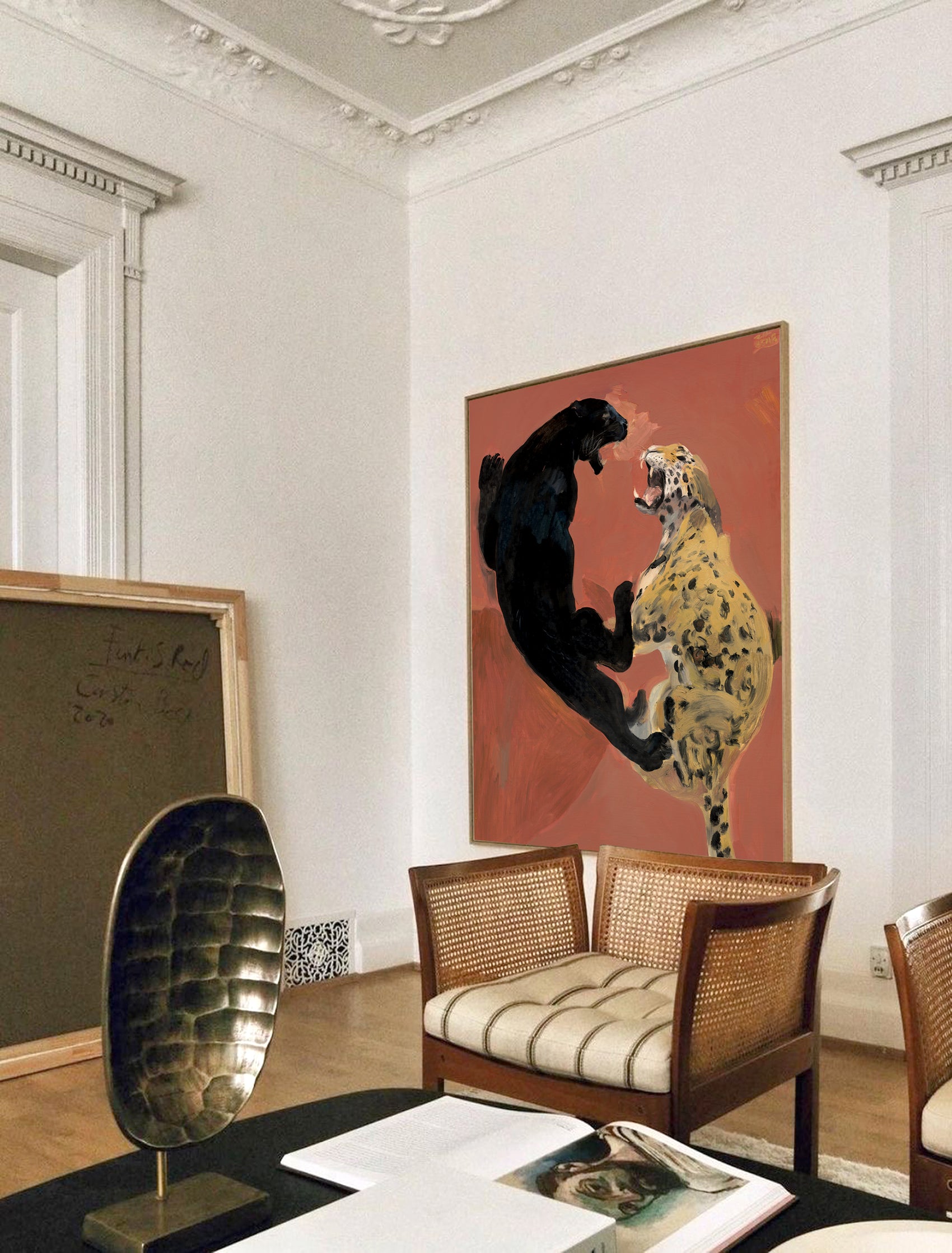 Clash – Dynamic Abstract Canvas Print | Large Modern Wall Art | Brume Art | Luxury Wall Decor | Large Canvas Wall Art | Oversized Wall Hanging-Brume art