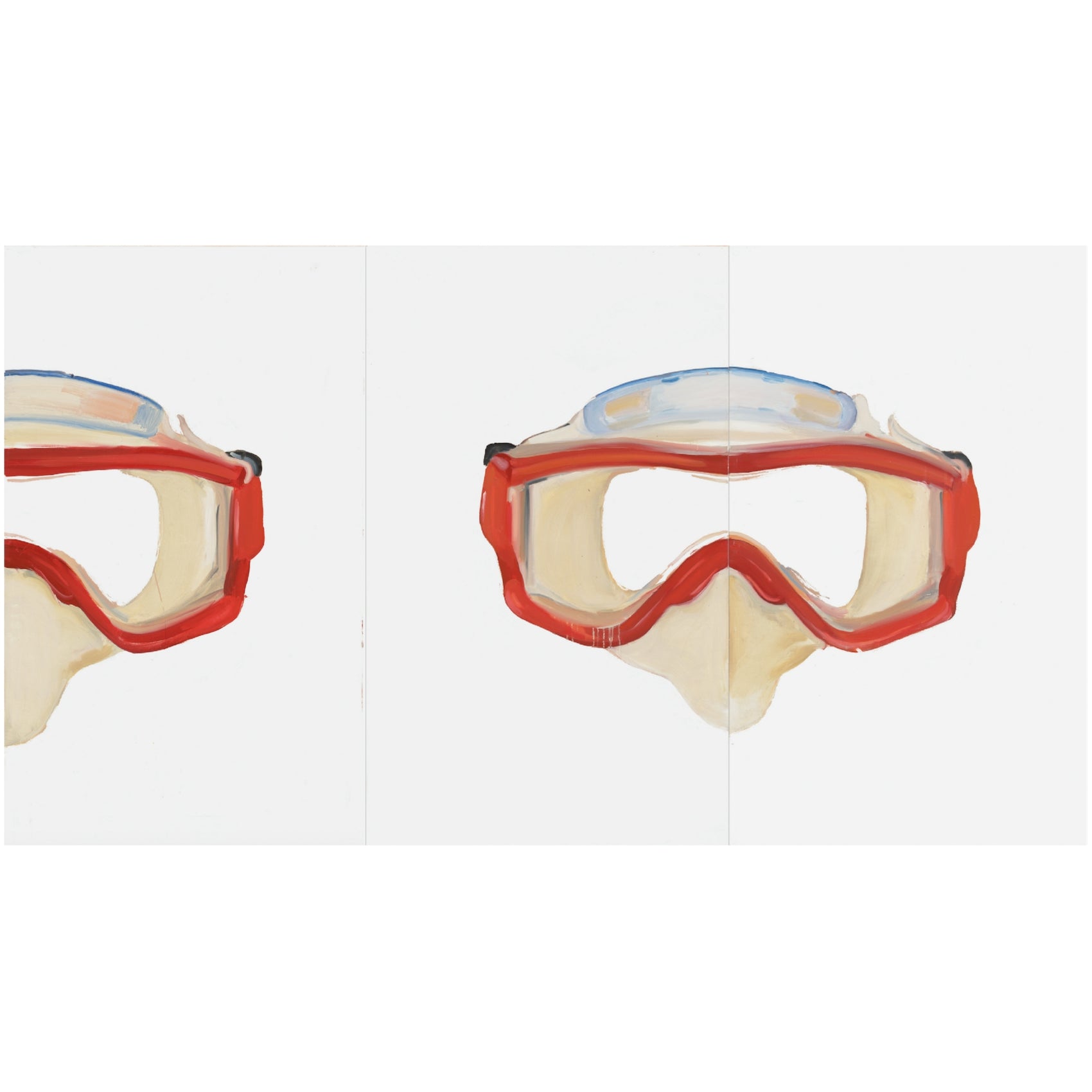 Diving Mask – Unique Figurative Canvas Art | Premium Wall Decor | Brume Art | Luxury Wall Decor | Large Canvas Wall Art | Oversized Wall Hanging-Brume art