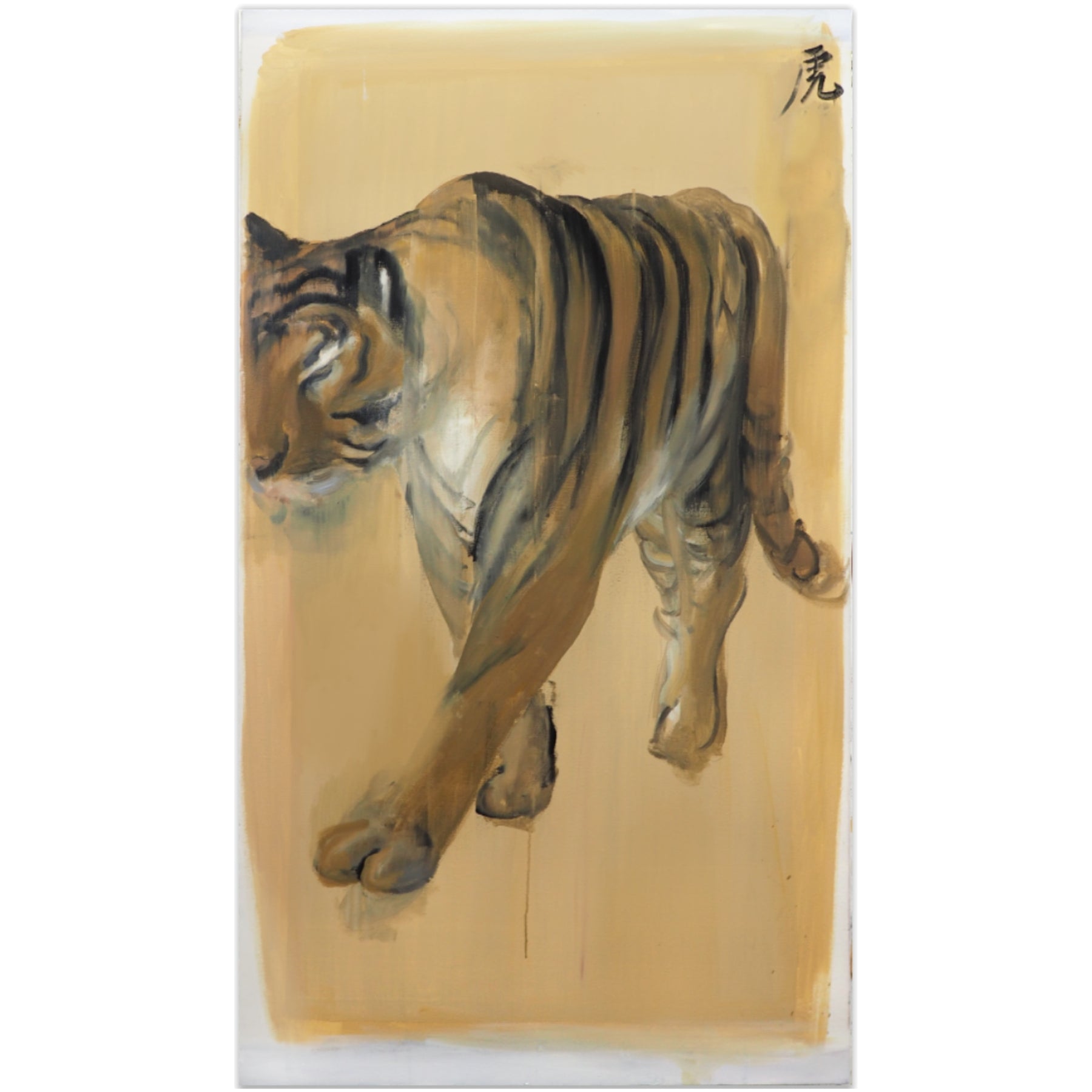 Tiger – Contemporary Animal Canvas Art | Luxury Wall Decor | Brume Art| Luxury Wall Decor | Large Canvas Wall Art | Oversized Wall Hanging-Brume art