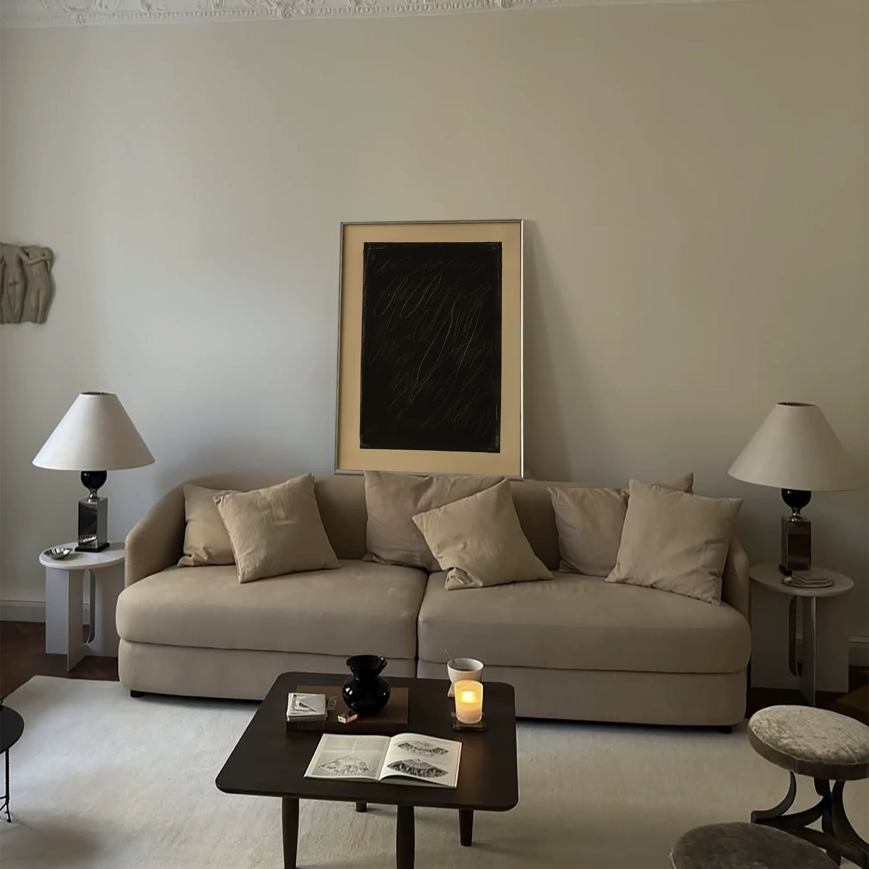 Frame 3 – Textured Abstract Canvas Art | Premium Luxury Wall Decor | Brume Art| Luxury Wall Decor | Large Canvas Wall Art | Oversized Wall Hanging-Brume art