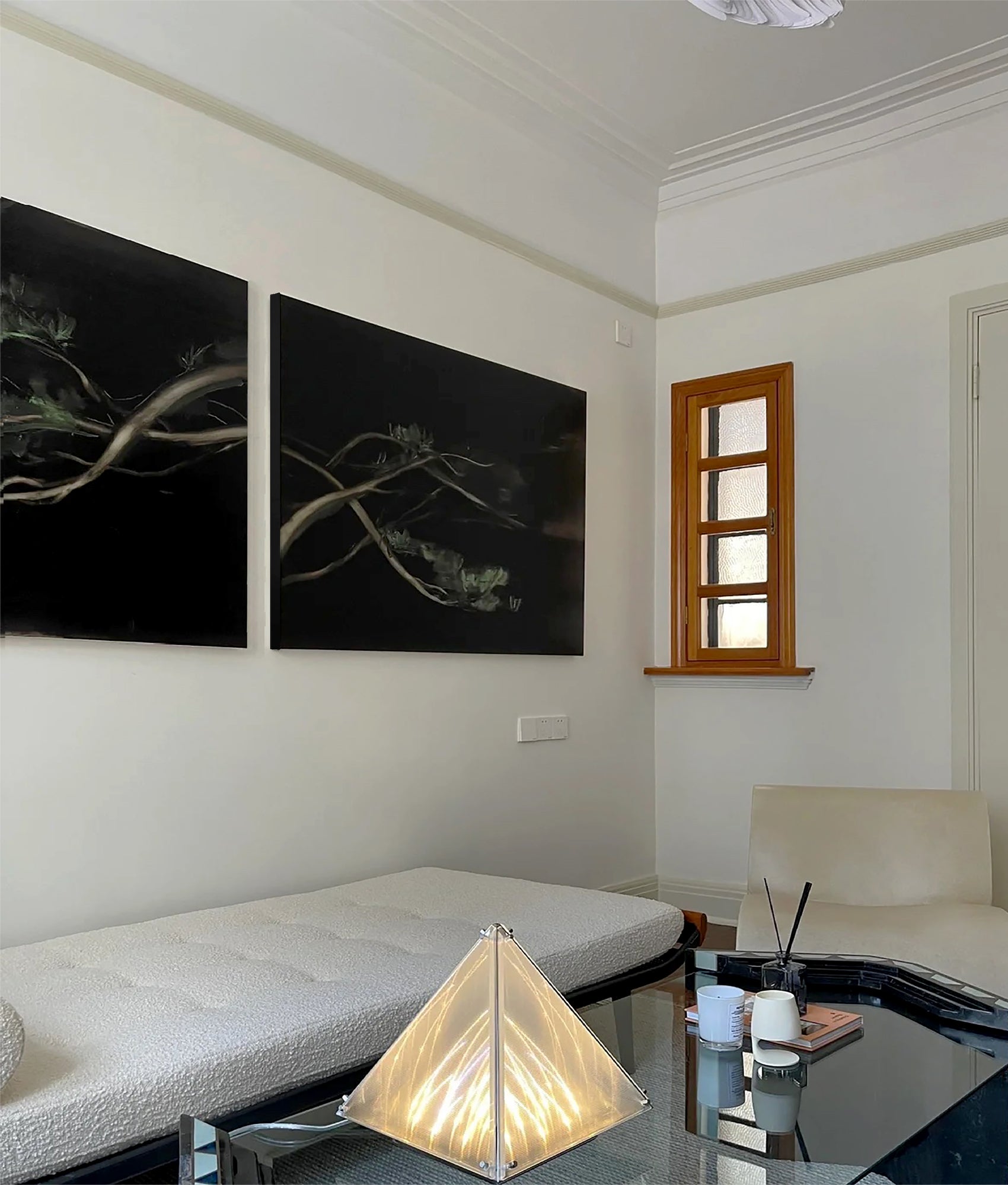Pine- Abstract Diptych Canvas Art | Large Luxury Wall Print | Brume Art | Luxury Wall Decor | Large Canvas Wall Art | Oversized Wall Hanging-Brume art