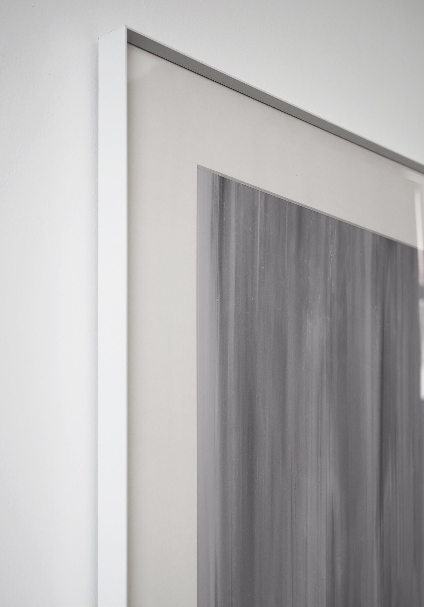 Close-up of a modern interior door with a metallic frame. fade 2 – Minimalist Abstract Canvas Art | Large Luxury Wall Print | Brume Art | Luxury Wall Decor | Large Canvas Wall Art | Oversized Wall Hanging-Brume art