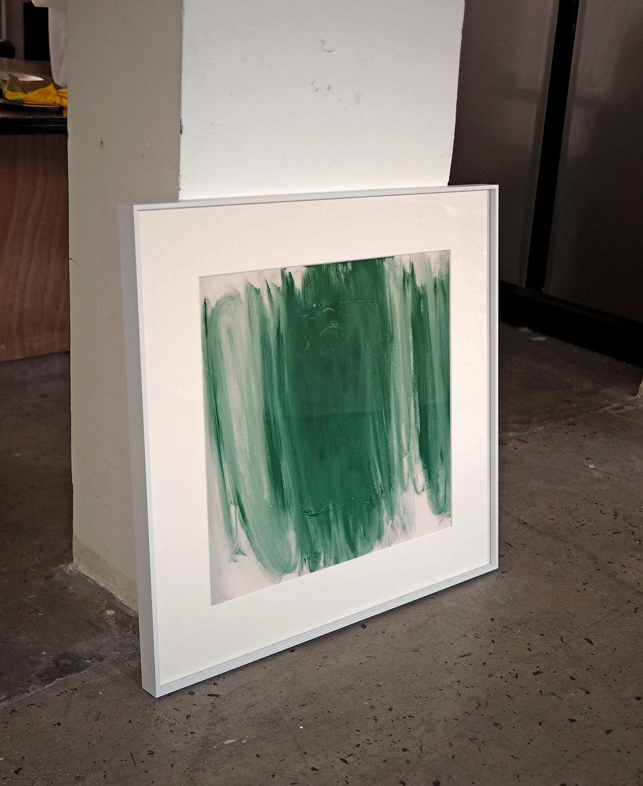 Field green 3 – Textured Abstract Canvas Art | Premium Luxury Wall Decor | Brume Art | Luxury Wall Decor | Large Canvas Wall Art | Oversized Wall Hanging-Brume art