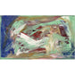 Abstract painting with bold strokes of green, blue, and red on a white background Depth – Bold Abstract Canvas Print | Large Luxury Wall Art | Brume Art