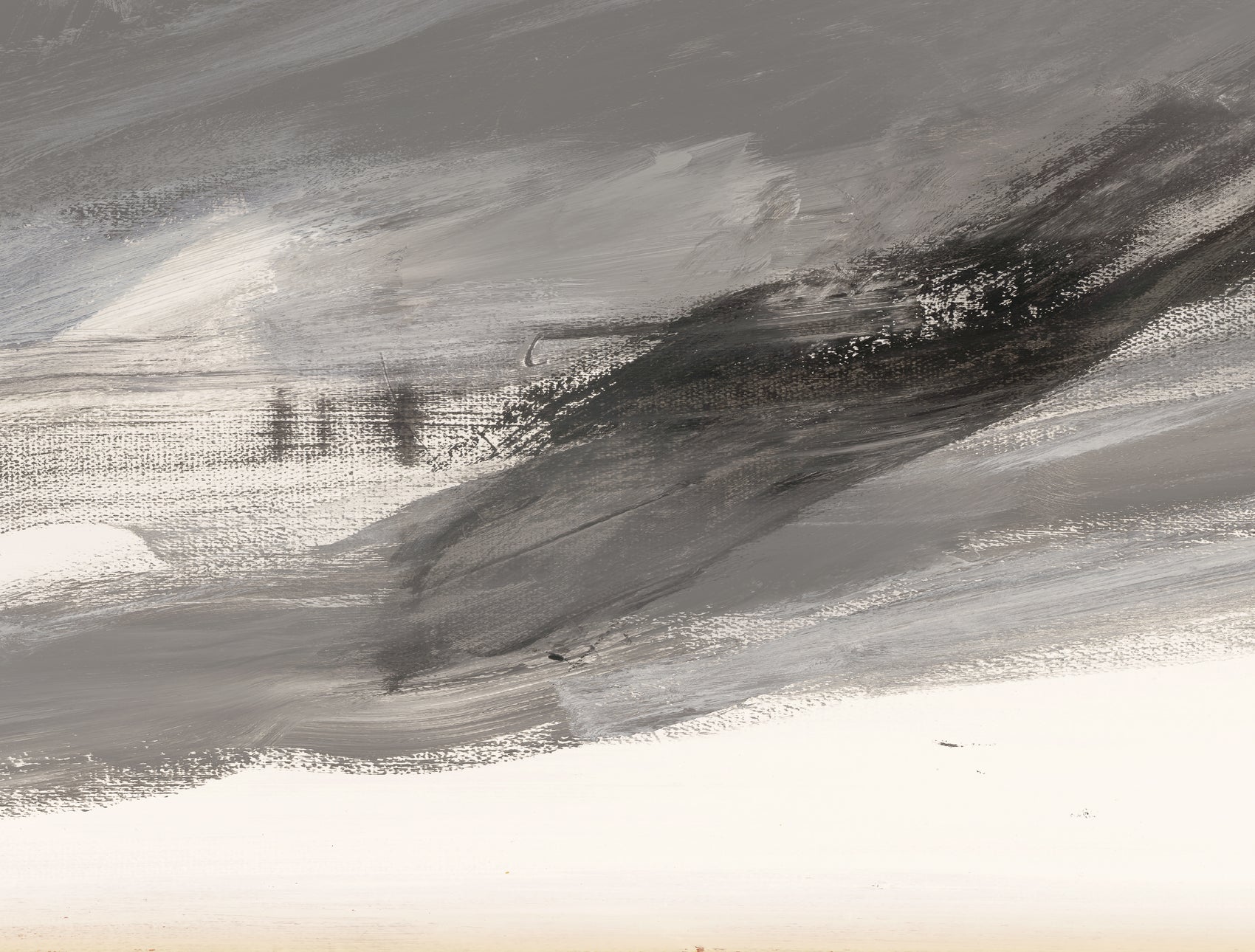 Abstract art with brush strokes in black and gray on a textured surface Fade 3 – Minimalist Abstract Canvas Art | Large Luxury Wall Print | Brume Art | Luxury Wall Decor | Large Canvas Wall Art | Oversized Wall Hanging-Brume art