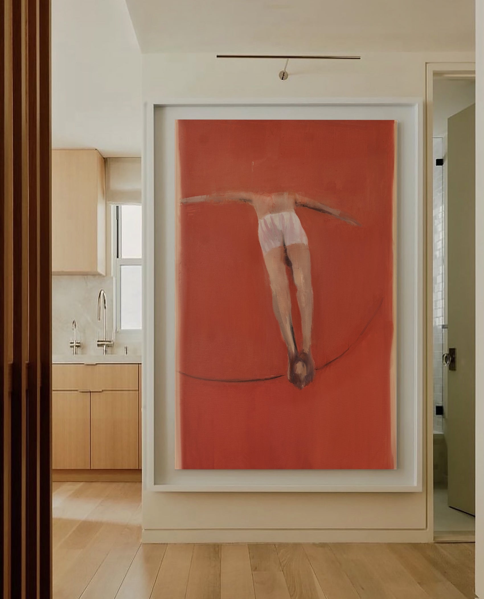 Into Red – Bold Abstract Canvas Wall Art | Large Luxury Print | Brume Art | Luxury Wall Decor | Large Canvas Wall Art | Oversized Wall Hanging-Brume art