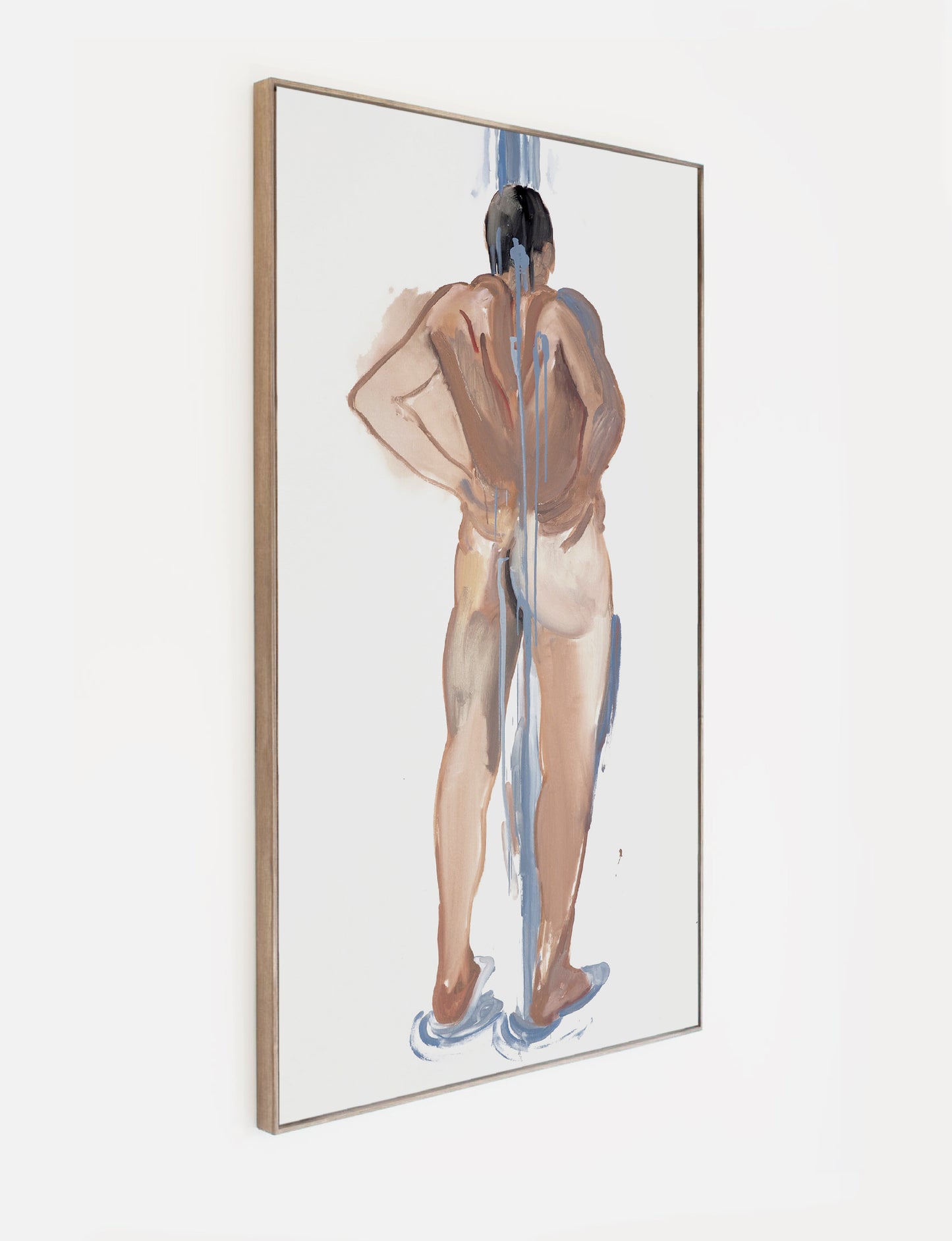 Man bathing – Portrait Canvas Wall Art | Large Luxury Print | Brume Art | Luxury Wall Decor | Large Canvas Wall Art | Oversized Wall Hanging-Brume art