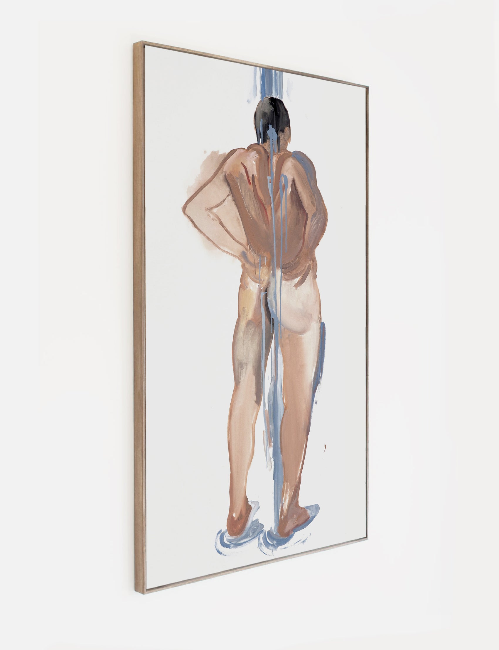 Man bathing – Portrait Canvas Wall Art | Large Luxury Print | Brume Art | Luxury Wall Decor | Large Canvas Wall Art | Oversized Wall Hanging-Brume art
